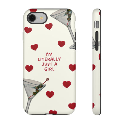 Literally A Girl iPhone Case