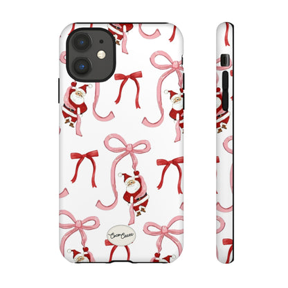 Santa’s Bow Ride iPhone Case