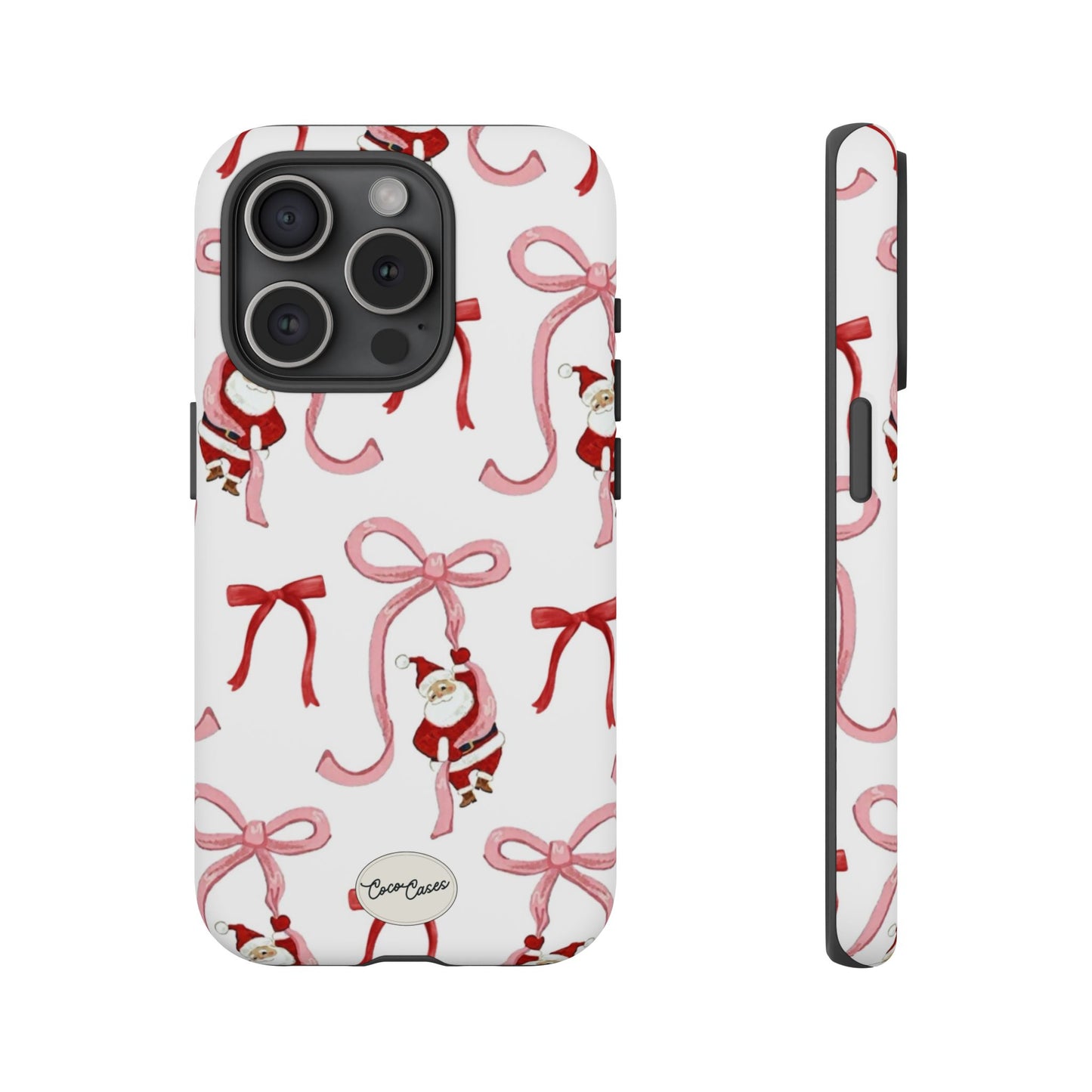 Santa’s Bow Ride iPhone Case