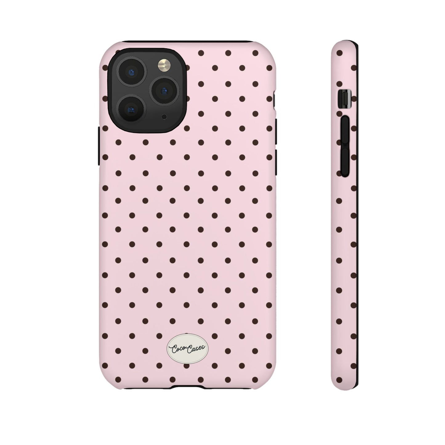 Pink Polka Dot iPhone Case