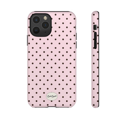 Pink Polka Dot iPhone Case