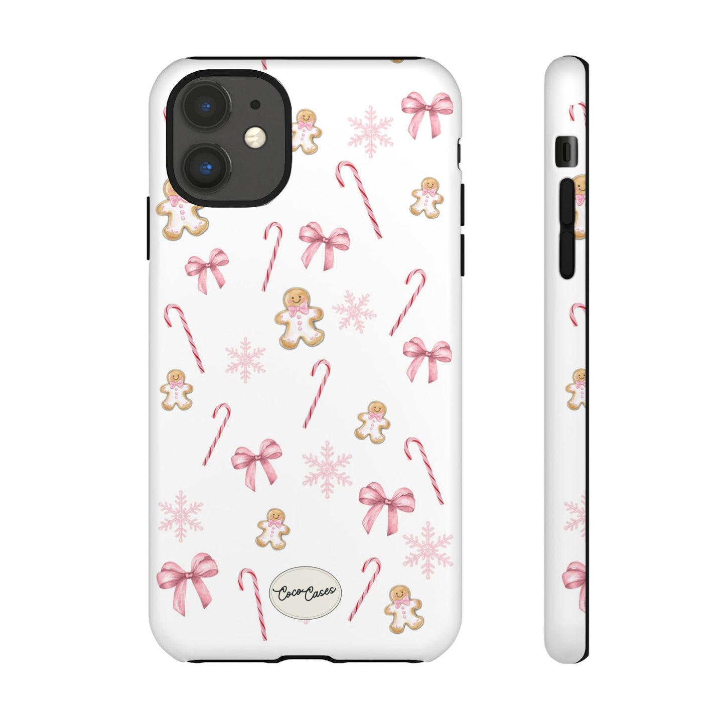 Pink Christmas iPhone Case
