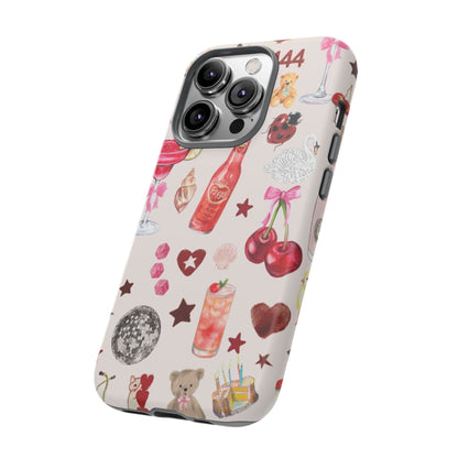 Pink Clutter iPhone Case