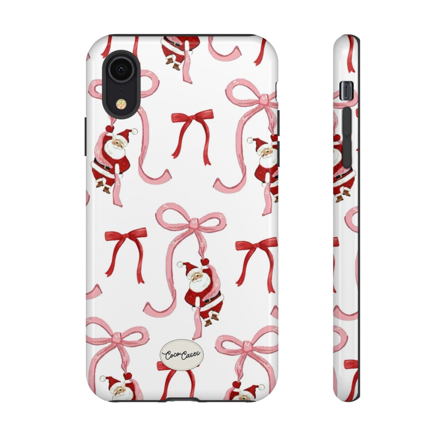 Santa’s Bow Ride iPhone Case
