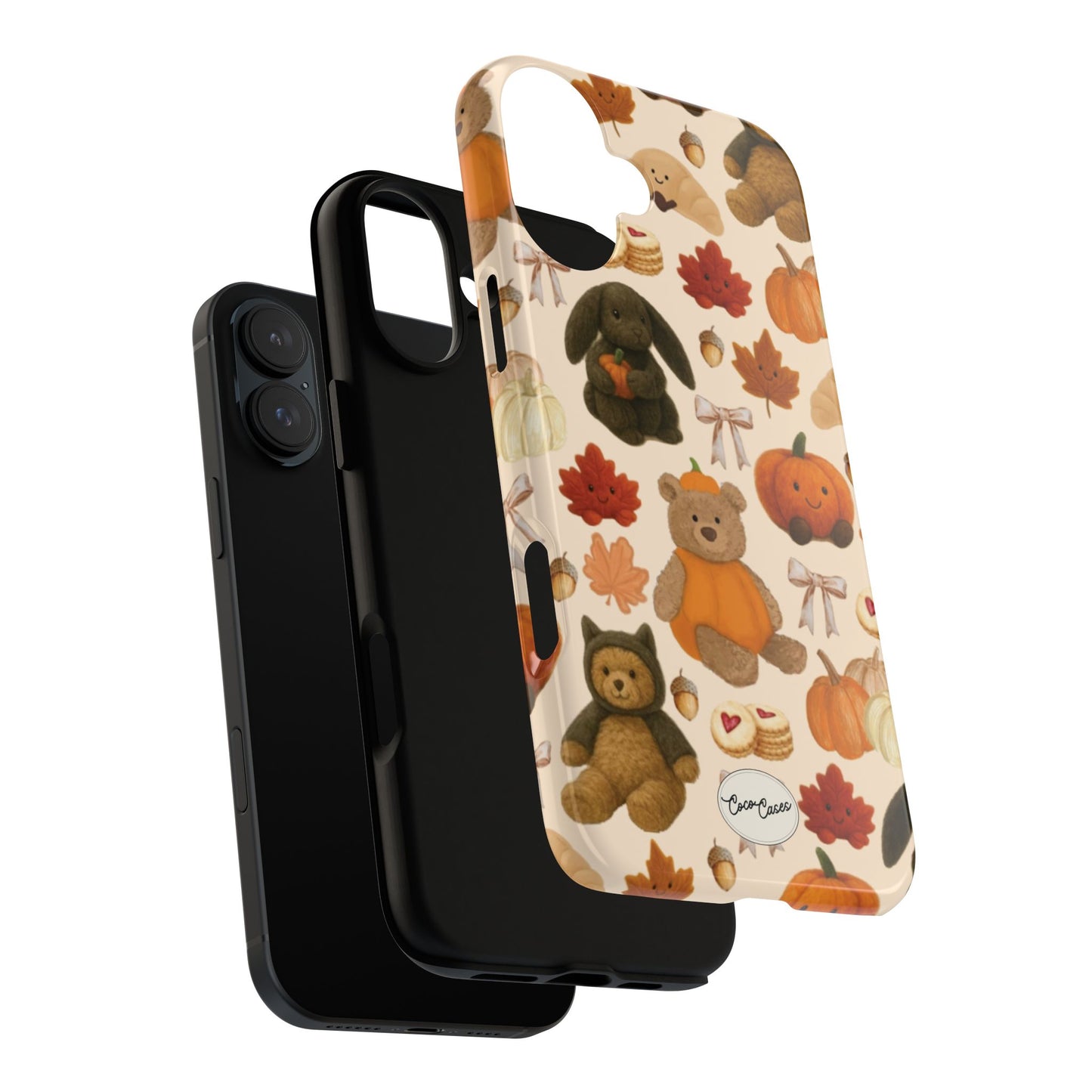 Autumn Teddies iPhone Case