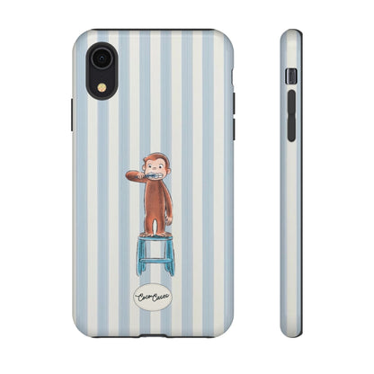 Striped Monkey iPhone Case