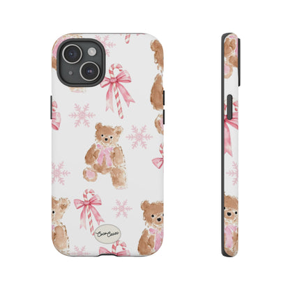Blush Noel Bear iPhone Case