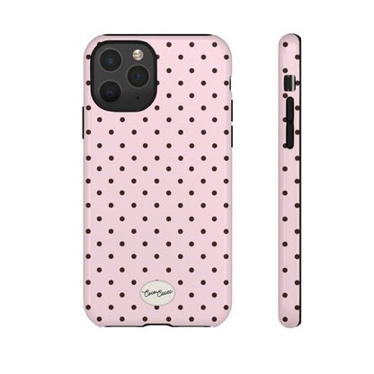 Pink Polka Dot iPhone Case