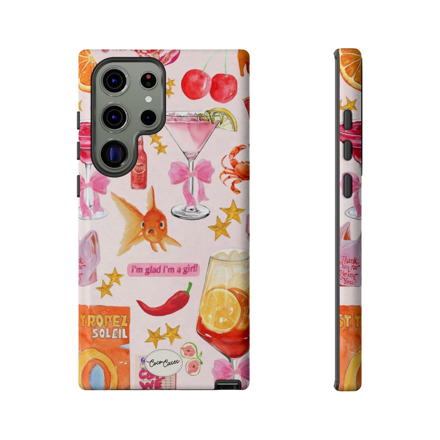 I'm glad I'm a girl Samsung Case