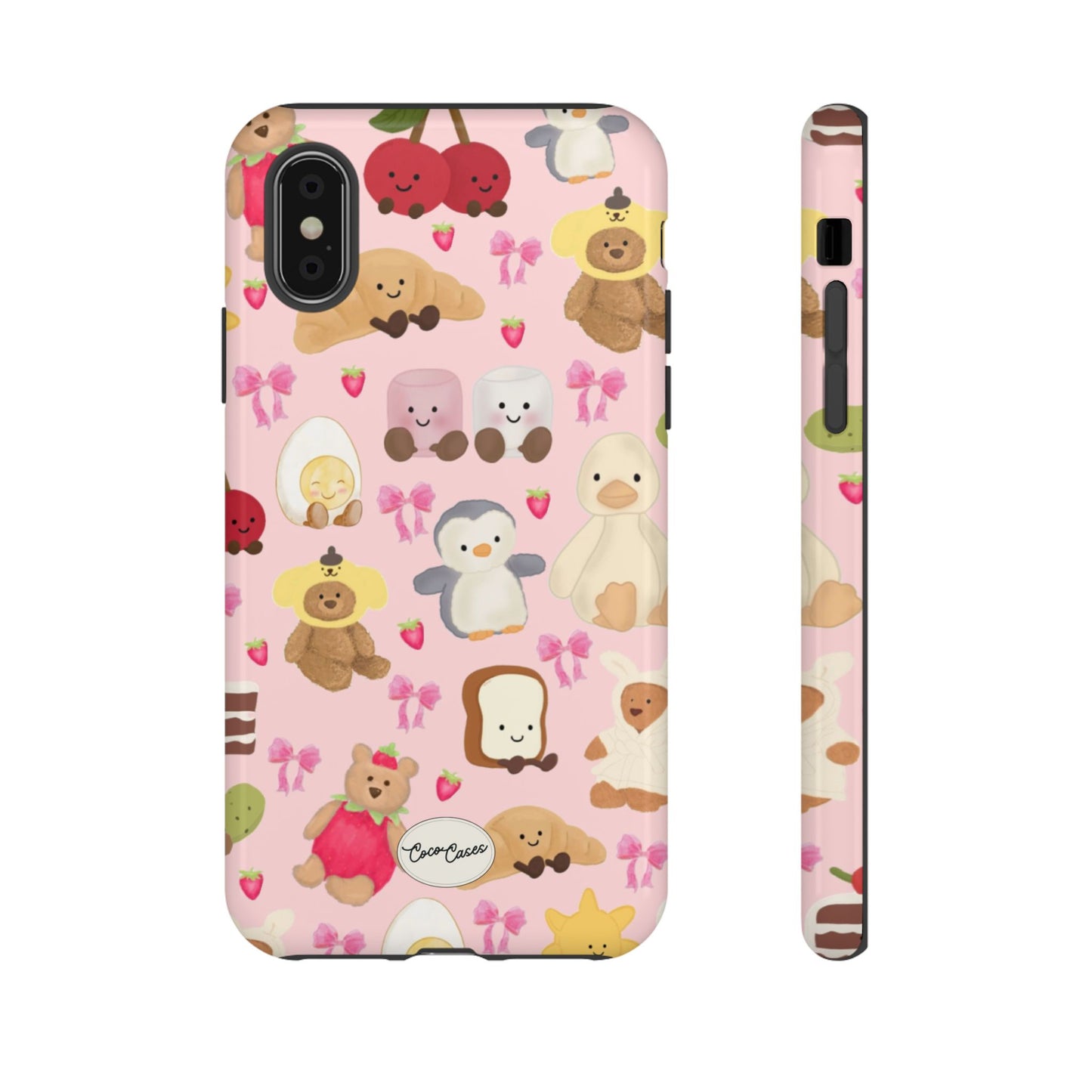 Strawberry Teddies iPhone Case