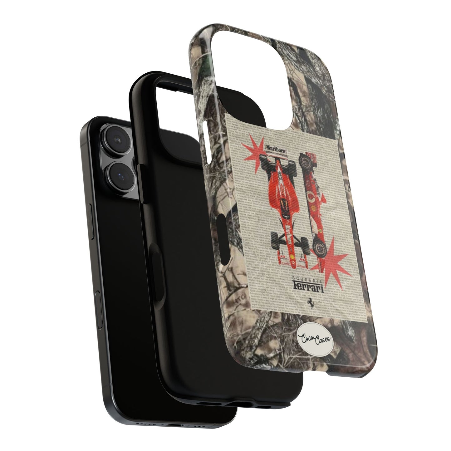 Camouflage Ferrari iPhone Case