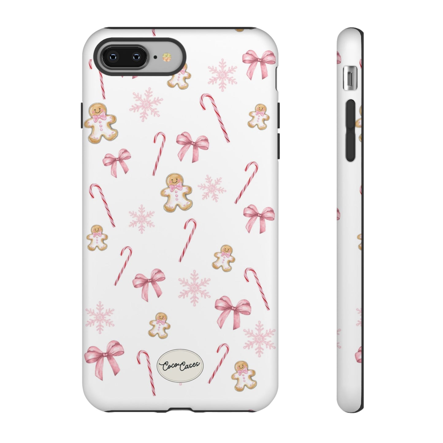 Pink Christmas iPhone Case