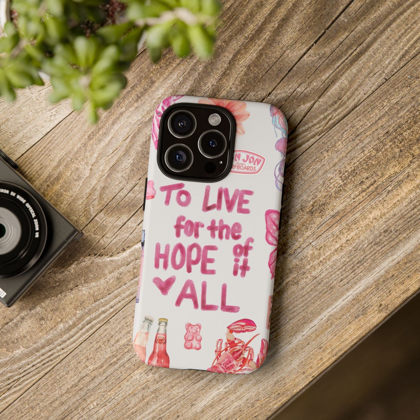 to live for the hope of it all iPhone Case