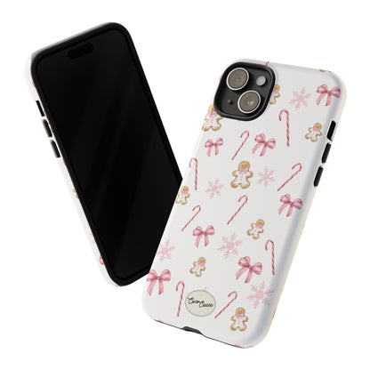 Pink Christmas iPhone Case