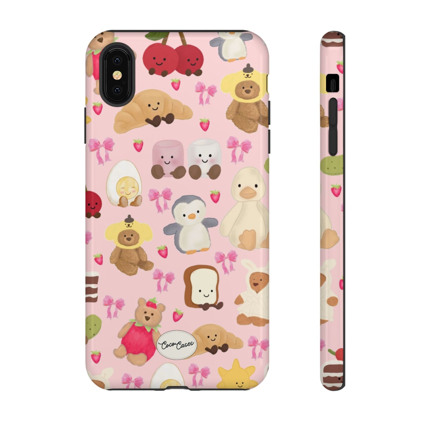 Strawberry Teddies iPhone Case