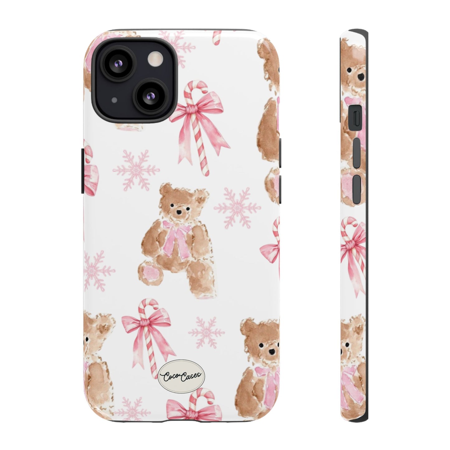 Blush Noel Bear iPhone Case