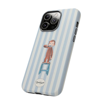 Striped Monkey iPhone Case