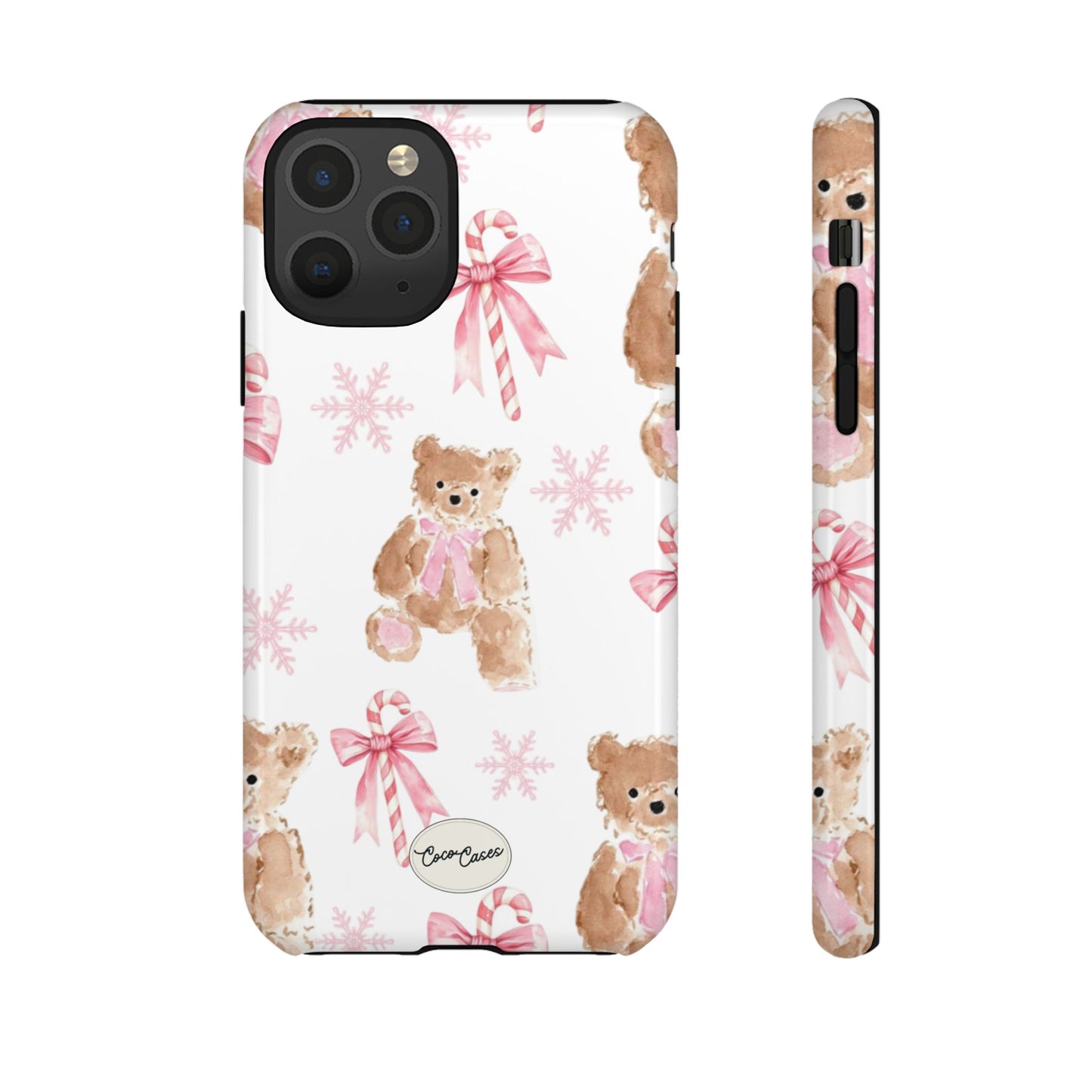 Blush Noel Bear iPhone Case