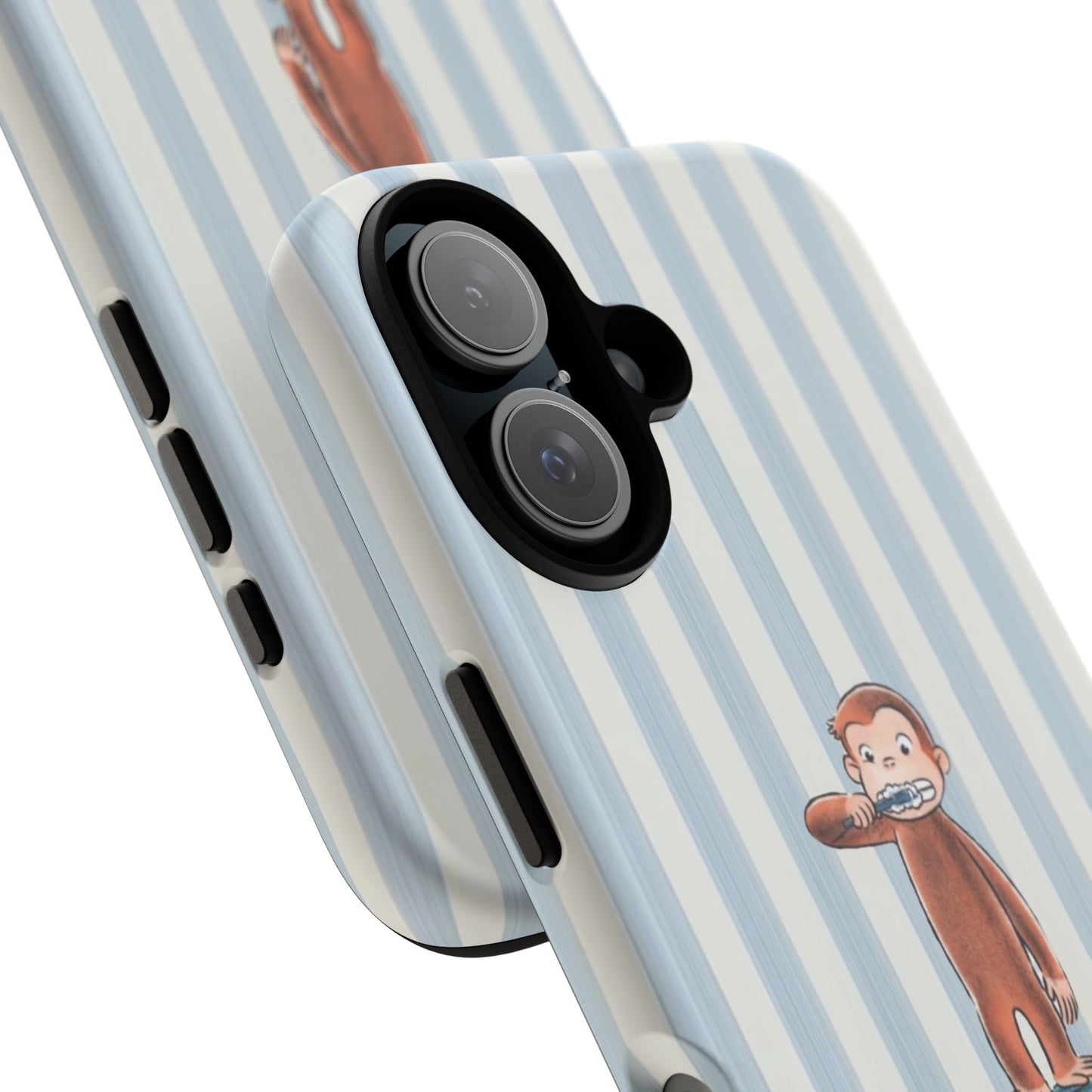 Striped Monkey iPhone Case