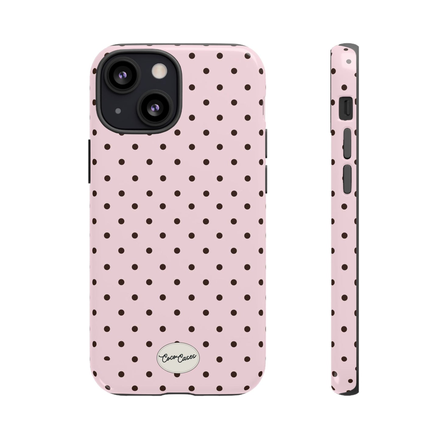 Pink Polka Dot iPhone Case
