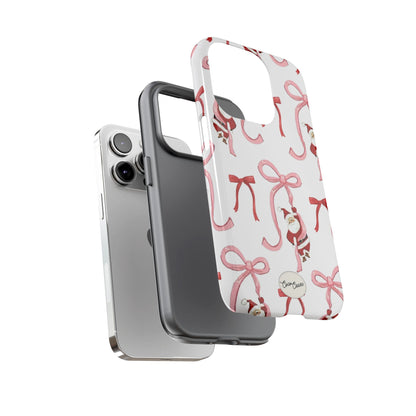 Santa’s Bow Ride iPhone Case