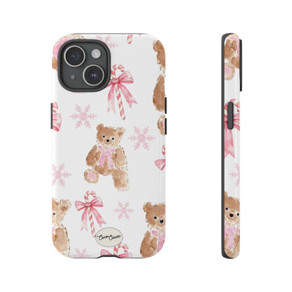 Blush Noel Bear iPhone Case