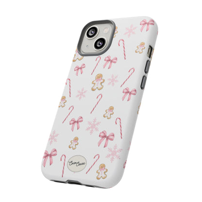 Pink Christmas iPhone Case