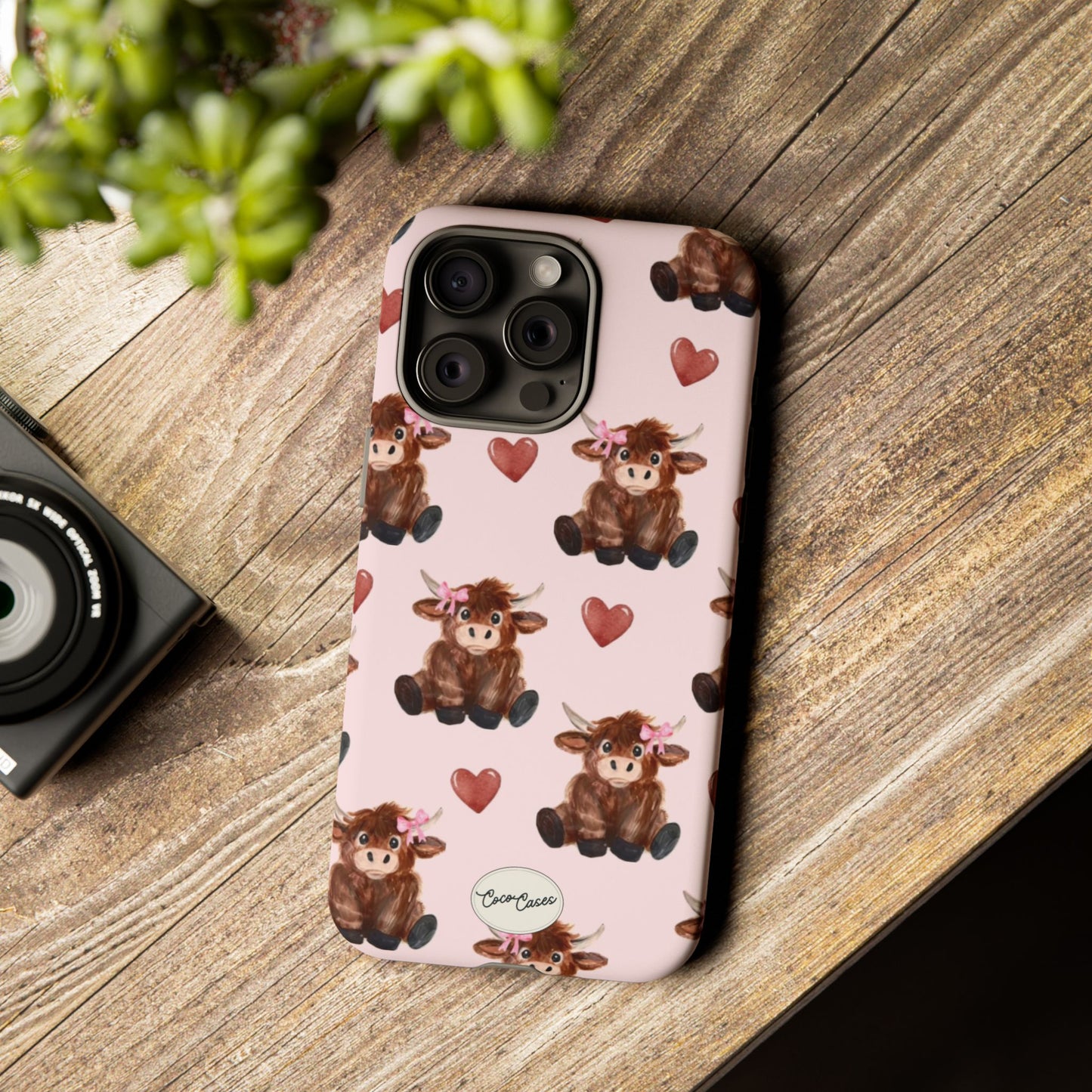 Highland Hearts iPhone Case