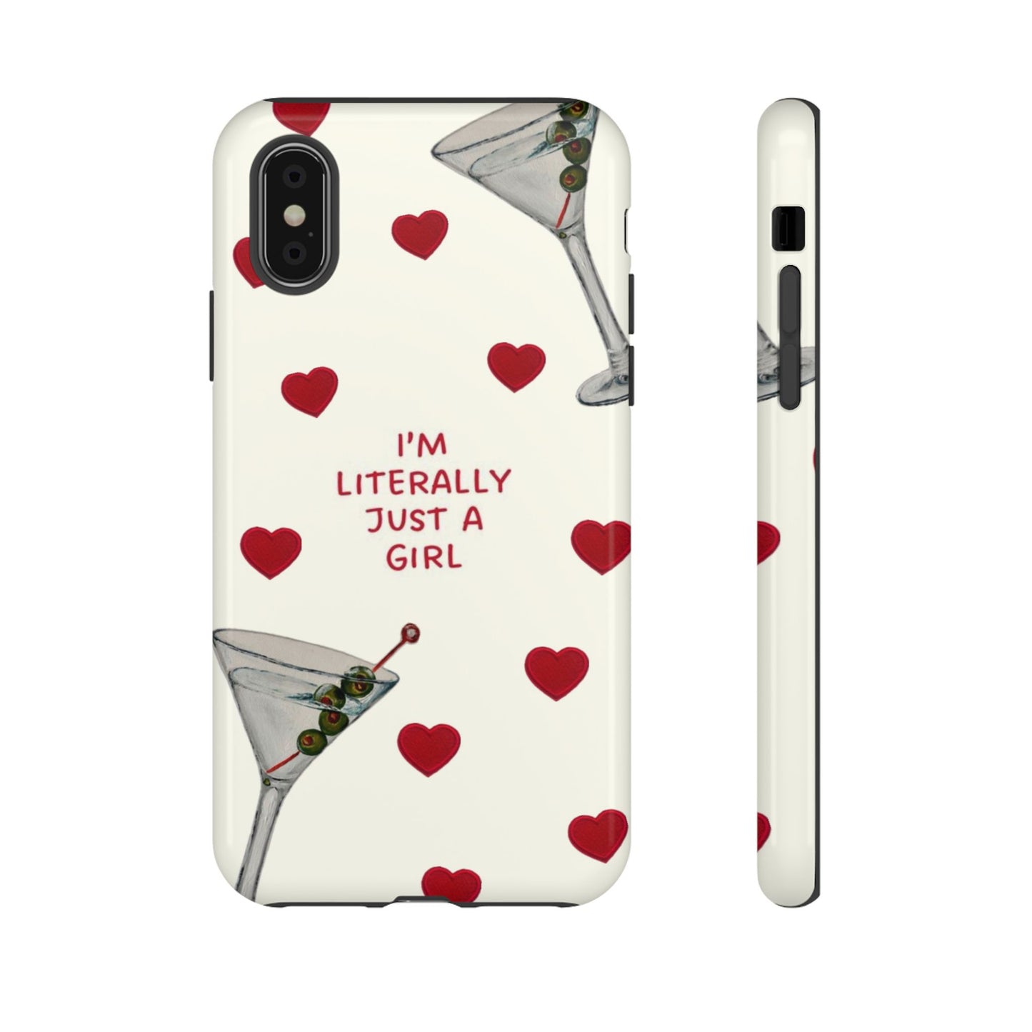 Literally A Girl iPhone Case