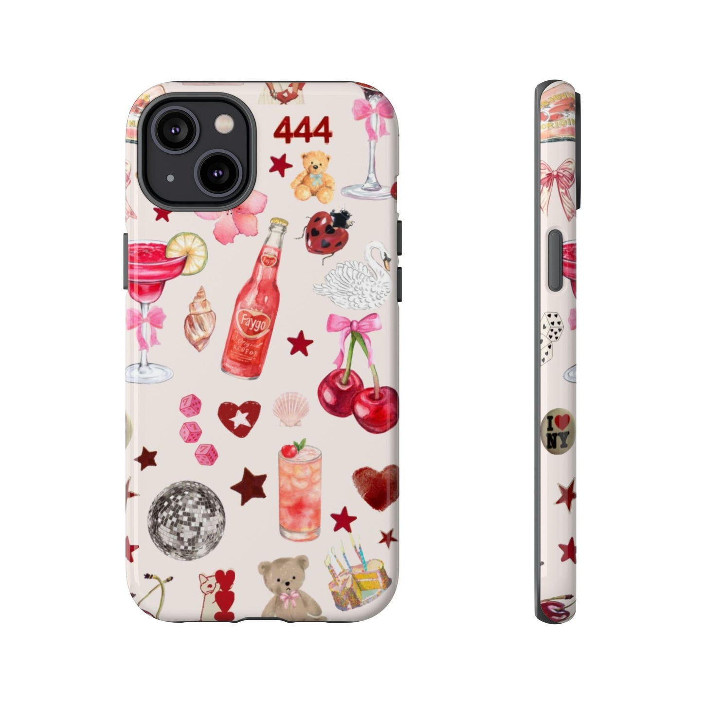 Pink Clutter iPhone Case