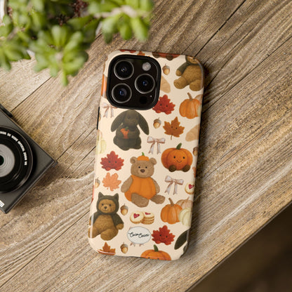 Autumn Teddies iPhone Case