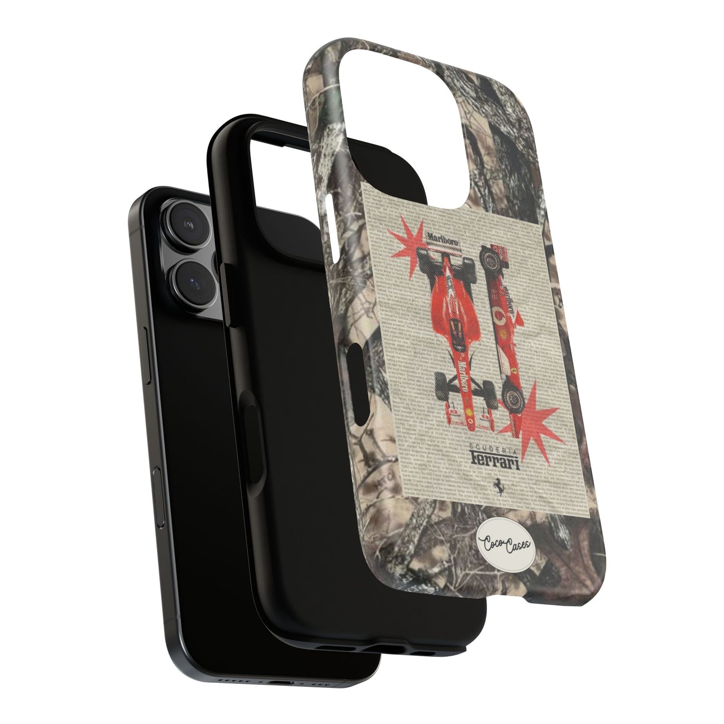 Camouflage Ferrari iPhone Case