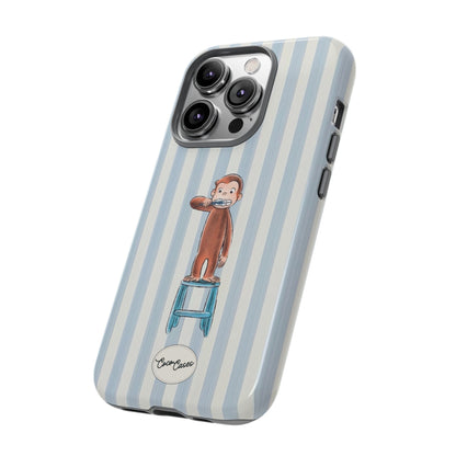 Striped Monkey iPhone Case