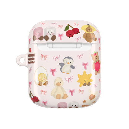 Pink Teddy AirPod Cases