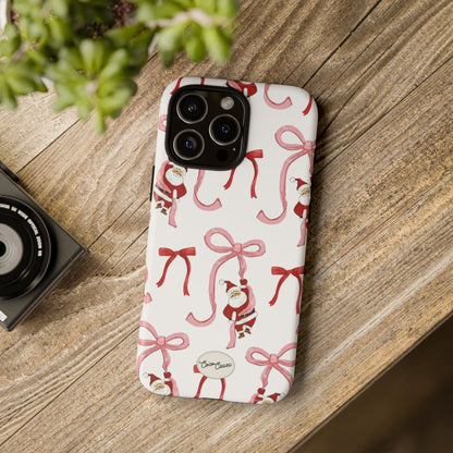 Santa’s Bow Ride iPhone Case