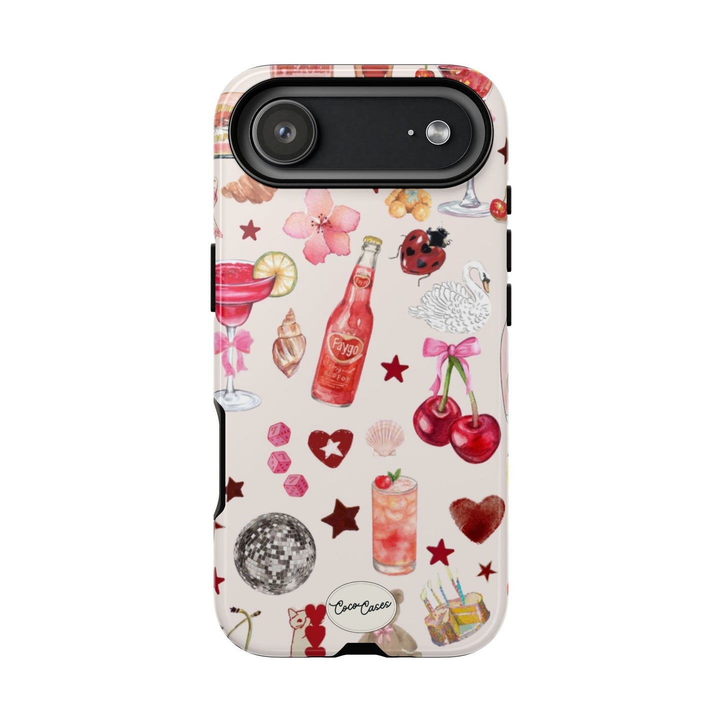 Pink Clutter iPhone Case