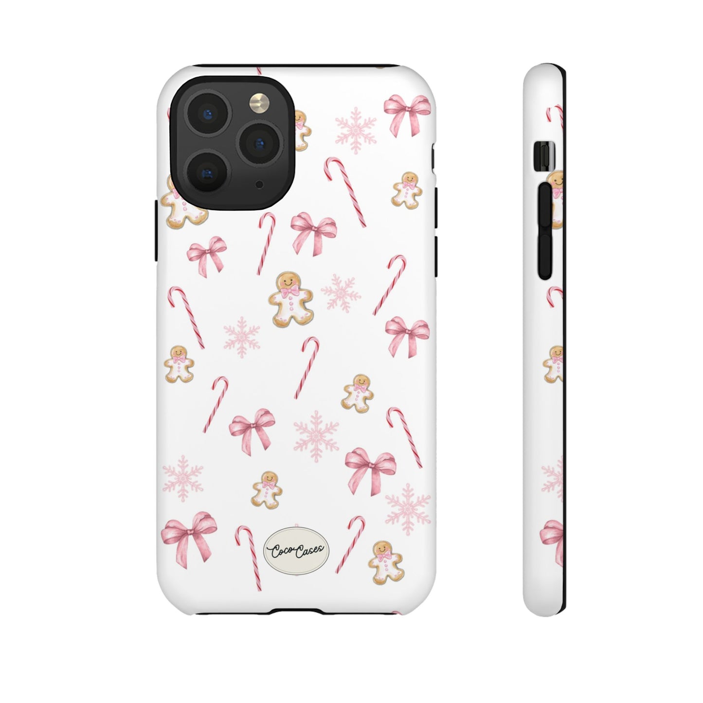 Pink Christmas iPhone Case