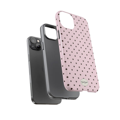 Pink Polka Dot iPhone Case