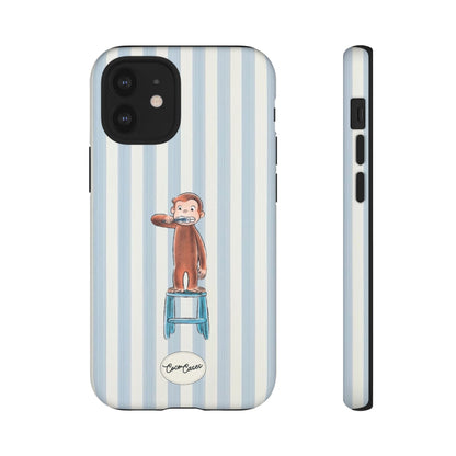 Striped Monkey iPhone Case