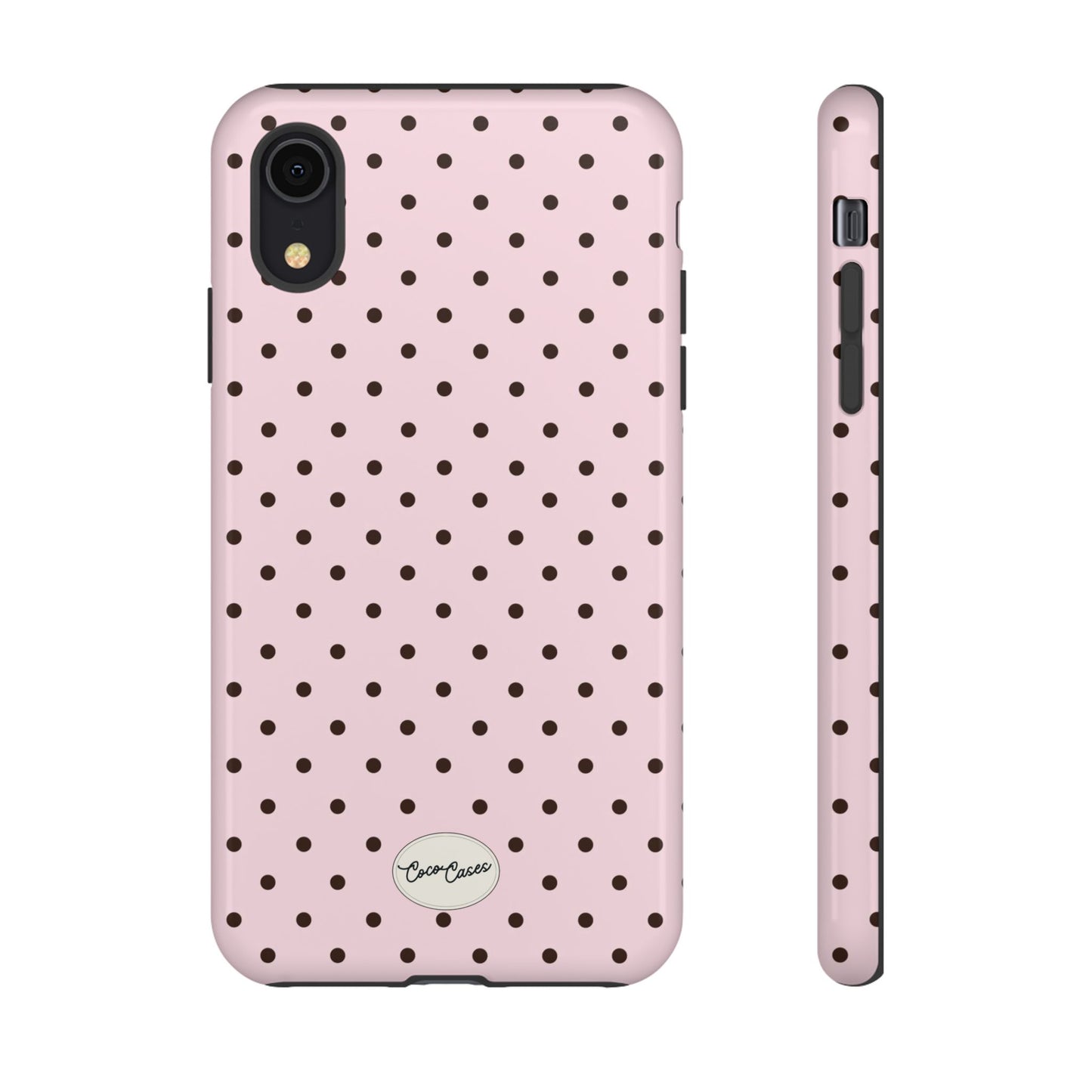 Pink Polka Dot iPhone Case