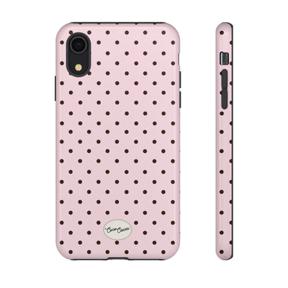 Pink Polka Dot iPhone Case