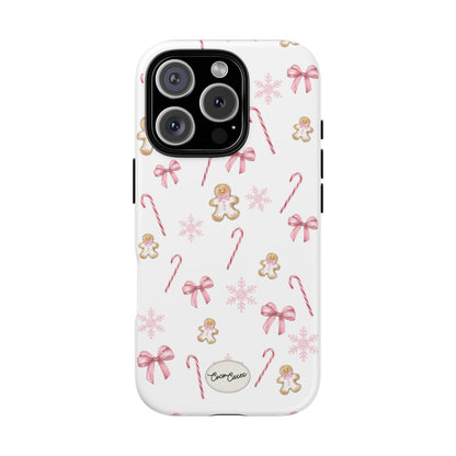 Pink Christmas iPhone Case