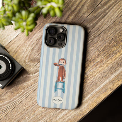Striped Monkey iPhone Case
