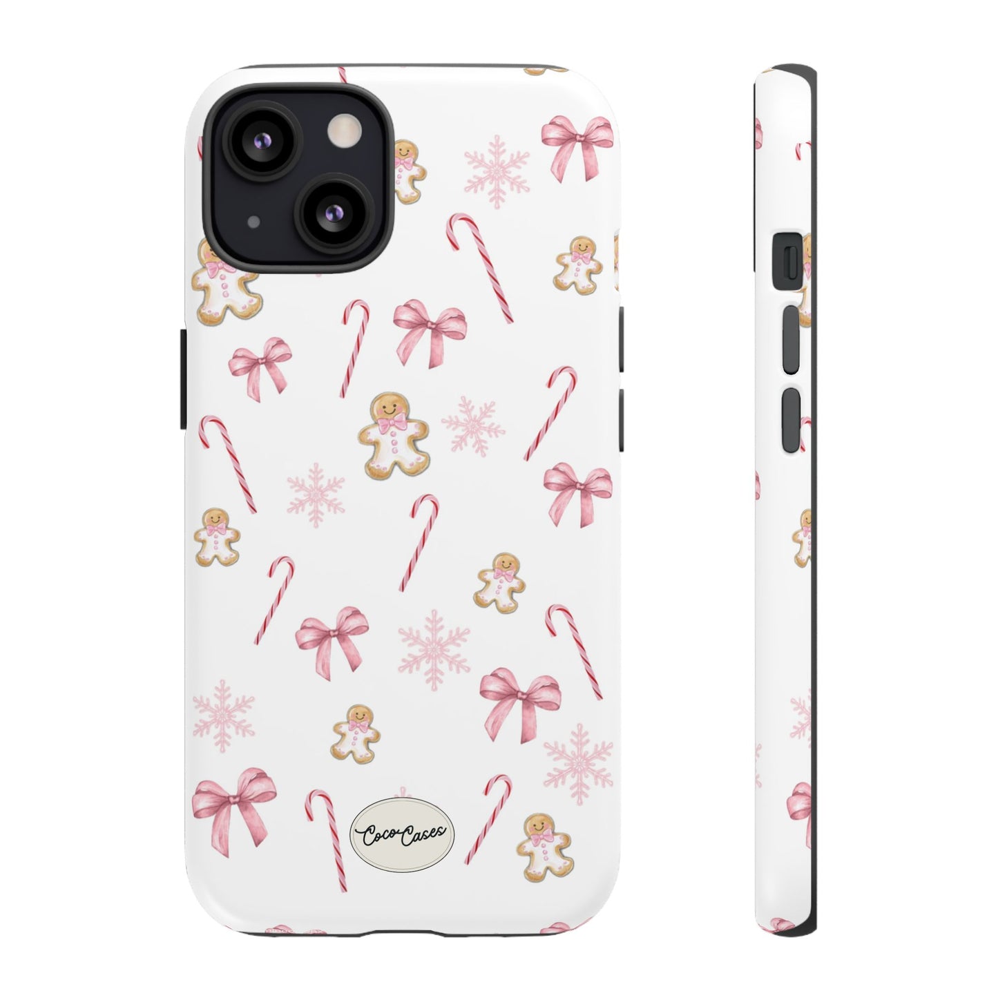 Pink Christmas iPhone Case