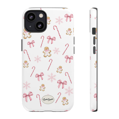 Pink Christmas iPhone Case