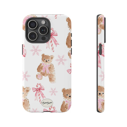 Blush Noel Bear iPhone Case