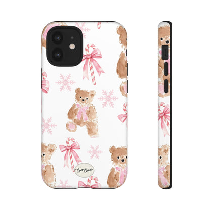 Blush Noel Bear iPhone Case