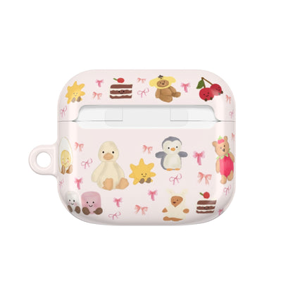 Pink Teddy AirPod Cases