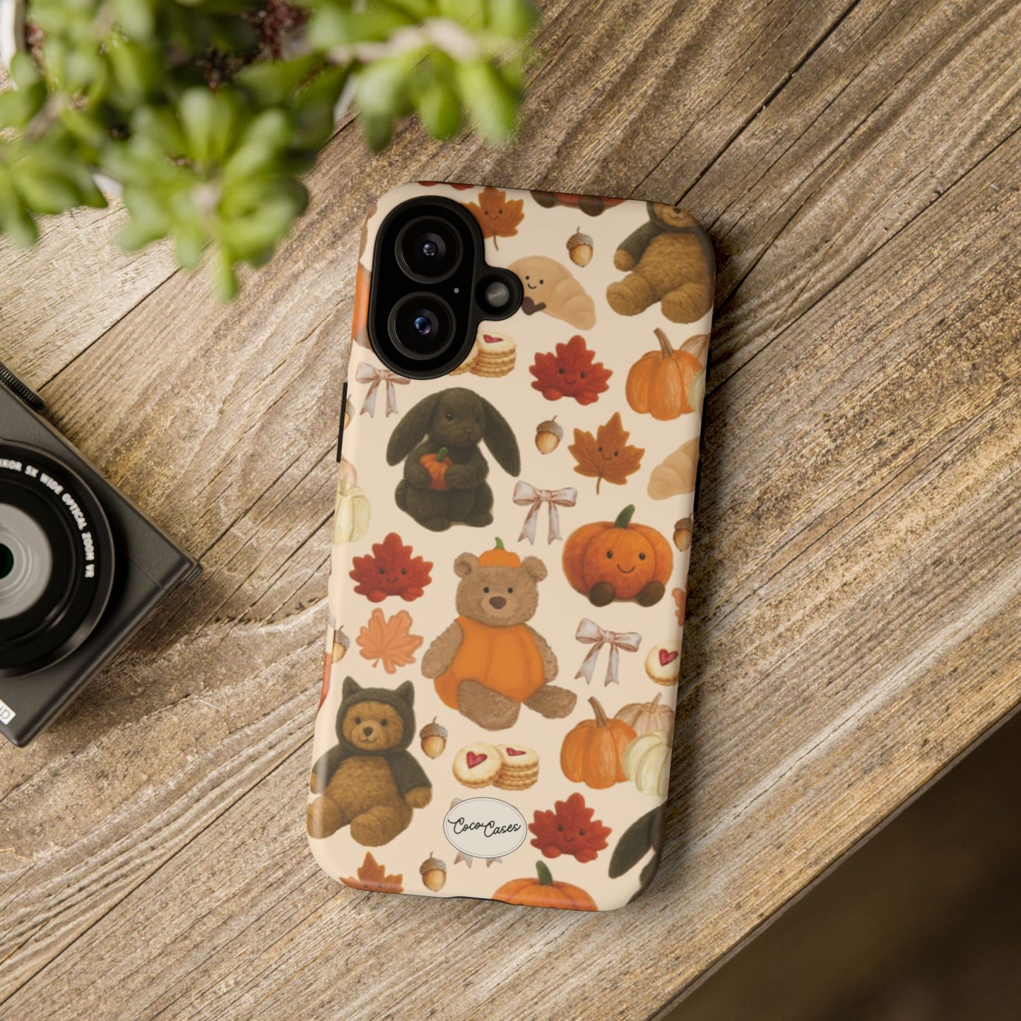 Autumn Teddies iPhone Case