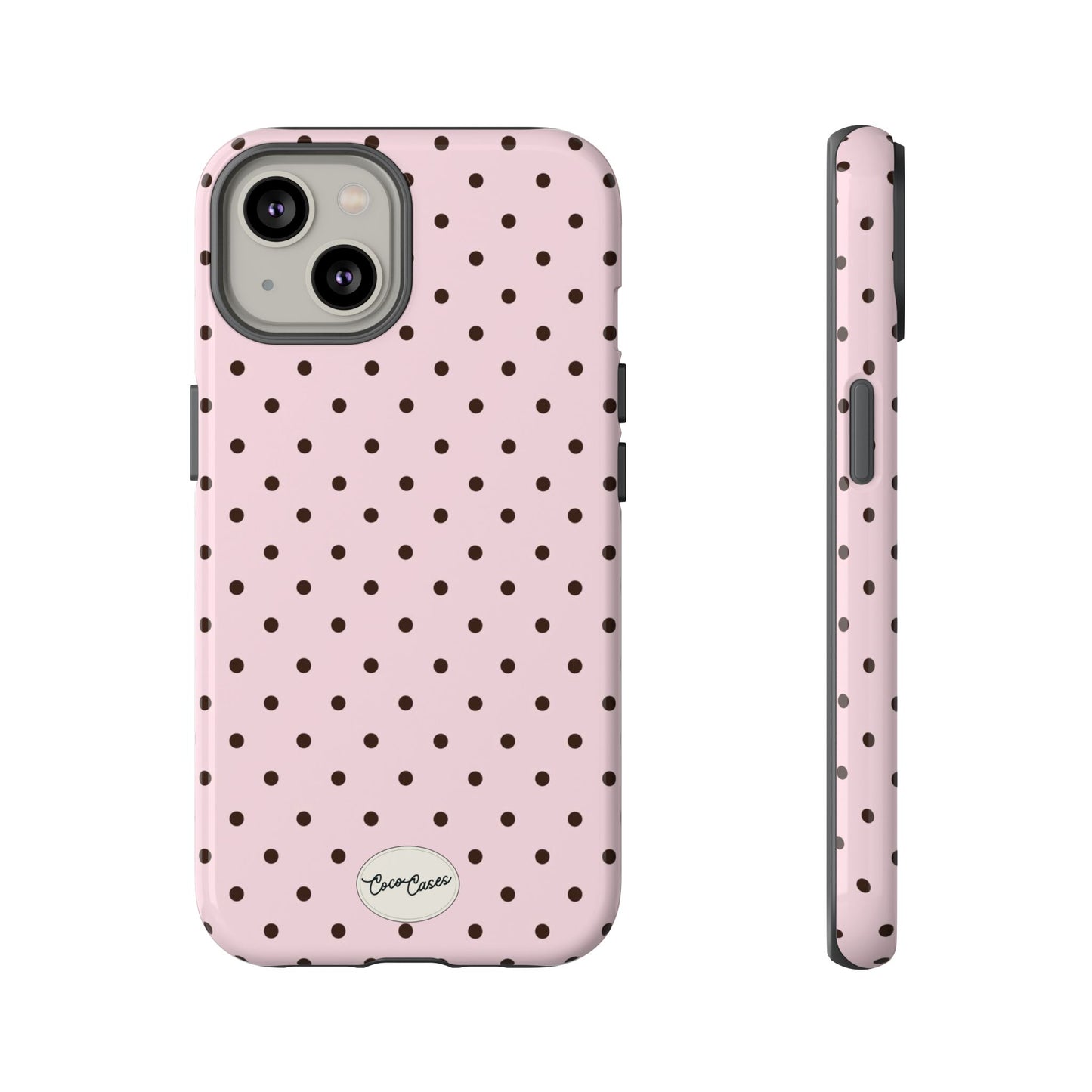 Pink Polka Dot iPhone Case